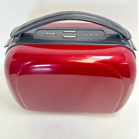 Samsonite Hardside Vanity Case | Cherry Red Glossy | Combination Lock & SmartSle - Picture 1 of 3